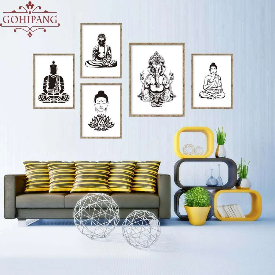 Gohipang Lotus Flower Yoga Buddha Art Canvas Art Print Poster Buddha Paintings Wall Pictures For Office Living Room Home Decor
Gohipang Lotus Flower Yoga Buddha Art Canvas Art Print Poster Buddha Paintings Wall Pictures For Office Living Room Home Decor