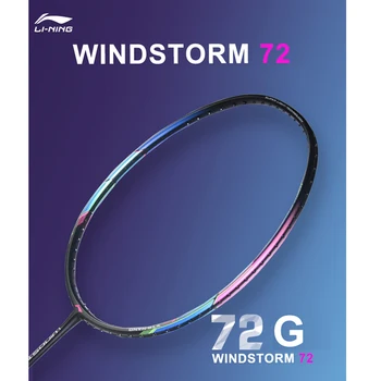 Li-Ning WINDSTORM 72 Badminton Rackets Single Racket Light Professional Carbon Fiber LiNing Rackets AYPM204 EAMJ18
Li-Ning WINDSTORM 72 Badminton Rackets Single Racket Light Professional Carbon Fiber LiNing Rackets AYPM204 EAMJ18