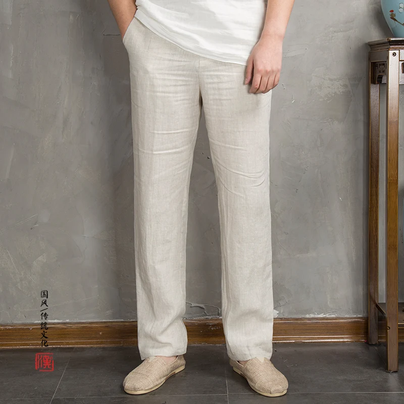 2018 Summer Loose Mens Trousers Pure Color Cotton and Linen Pants Men Cool Breathable Drawstring Pants Man
2018 Summer Loose Mens Trousers Pure Color Cotton and Linen Pants Men Cool Breathable Drawstring Pants Man