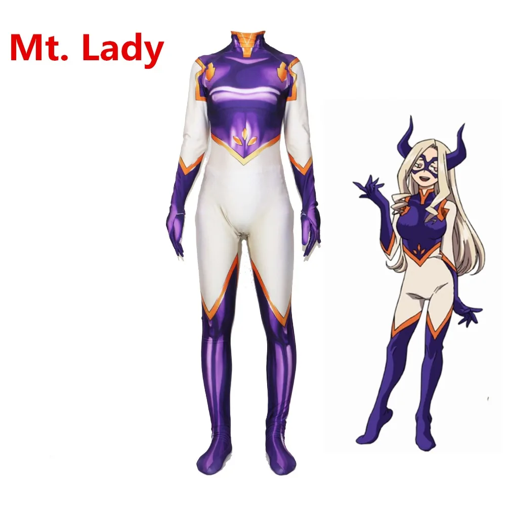 New Anime My Hero Academia Boku no Hero Akademia Mt. Lady Cosplay Costumes Spandex Jumpsuits Bodysuits Halloween Party Suits
New Anime My Hero Academia Boku no Hero Akademia Mt. Lady Cosplay Costumes Spandex Jumpsuits Bodysuits Halloween Party Suits