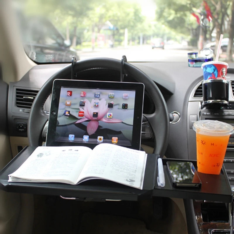Car Steering-wheel Desk-type Tablet Holder Computer Rack Car Seat Back Organizer Food Drink Tray with Drawer 3rd Generation
Car Steering-wheel Desk-type Tablet Holder Computer Rack Car Seat Back Organizer Food Drink Tray with Drawer 3rd Generation
