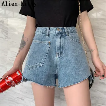 Alien Kitty Fashion Fork Hot Casual Empire Loose Solid Fresh Thin Ladies Plus Summer Button Fly High Waist Pockets Female Short
Alien Kitty Fashion Fork Hot Casual Empire Loose Solid Fresh Thin Ladies Plus Summer Button Fly High Waist Pockets Female Short