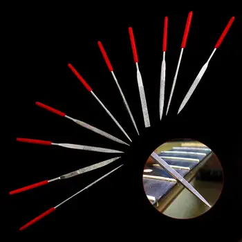 Slade 10pcs 140x3MM Diamond Files Guitar Crowning Luthier Files Metal Edge Polish Tool for Musical Instruments DIY
Slade 10pcs 140x3MM Diamond Files Guitar Crowning Luthier Files Metal Edge Polish Tool for Musical Instruments DIY