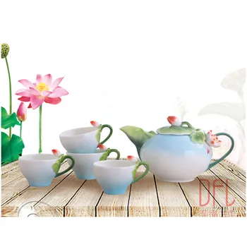 1 POT+6 Cups New Chinse Kung Fu Coffee Tea Set Ceramic Teapot Cup Enamel Bone China Lotus Kettle Mug Birthday Gift
1 POT+6 Cups New Chinse Kung Fu Coffee Tea Set Ceramic Teapot Cup Enamel Bone China Lotus Kettle Mug Birthday Gift