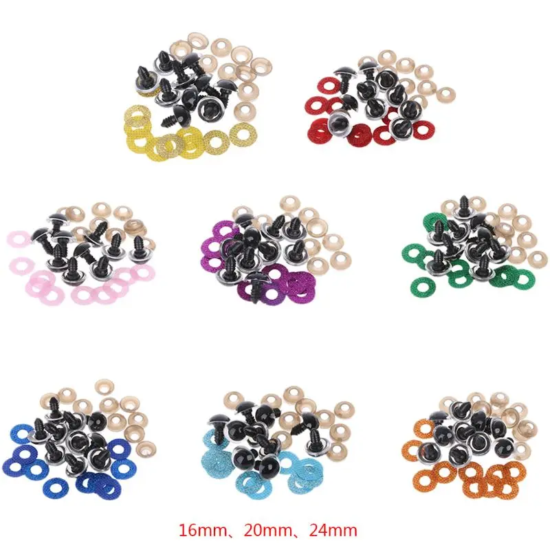 16 20 24mm 10pcs Shinning Plastic Doll Eyes Craft Eyes DIY For Plush Bear Stuffed Toys Animal Puppet Dolls
16 20 24mm 10pcs Shinning Plastic Doll Eyes Craft Eyes DIY For Plush Bear Stuffed Toys Animal Puppet Dolls