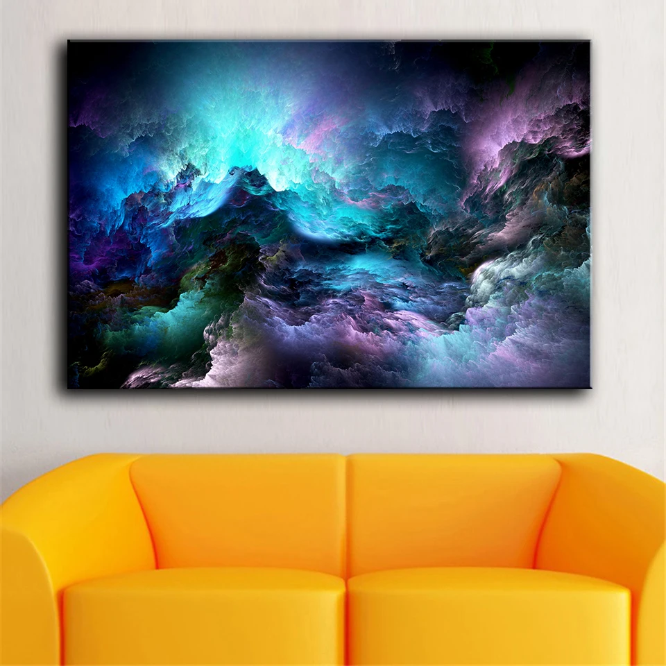 AAHH Wall Art Canvas Pictures for Living Room Home Decor Unreal Clouds Abstract Oil Painting Canvas Painting Posters No Frame
AAHH Wall Art Canvas Pictures for Living Room Home Decor Unreal Clouds Abstract Oil Painting Canvas Painting Posters No Frame