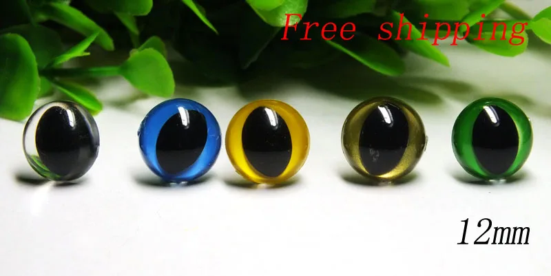 12mm mixed color can choose doll accessories plastic toy safety cat eyes with white washers
12mm mixed color can choose doll accessories plastic toy safety cat eyes with white washers