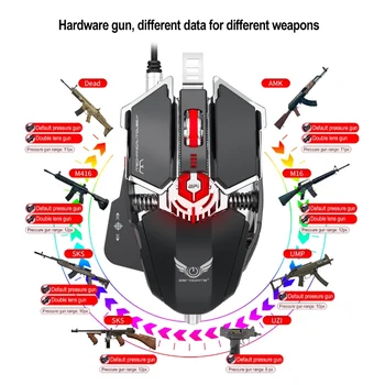 Professional Mechanical Gaming Mouse 4000 dpi Macros Define Gamer Mice 10 Buttons USB Wired Computer Laptop Gaming Mause 
Professional Mechanical Gaming Mouse 4000 dpi Macros Define Gamer Mice 10 Buttons USB Wired Computer Laptop Gaming Mause