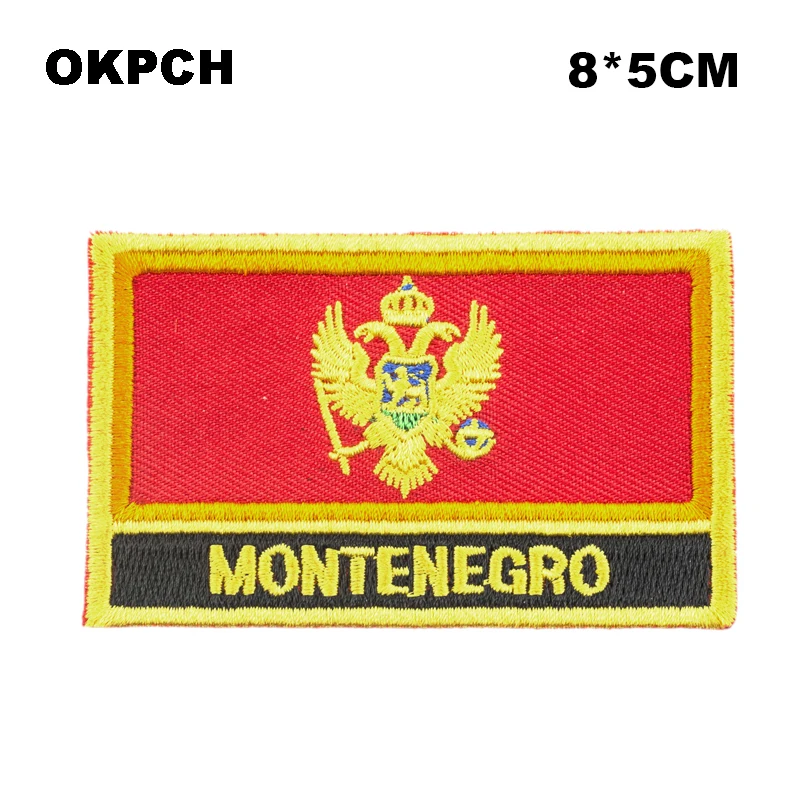 Montenegro Square Shape Iron-on Flag Patch Embroidered Saw on Badges Patches for Clothing PT0004-R
Montenegro Square Shape Iron-on Flag Patch Embroidered Saw on Badges Patches for Clothing PT0004-R