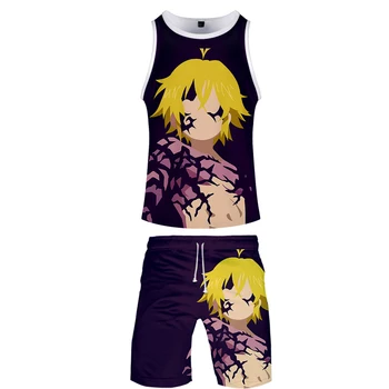 Frdun new Meliodas anime Cool Harajuku 3D New Fashion Cool Summer Streetwear two piece set Tank Tops+shorts Men Summer Sets
Frdun new Meliodas anime Cool Harajuku 3D New Fashion Cool Summer Streetwear two piece set Tank Tops+shorts Men Summer Sets