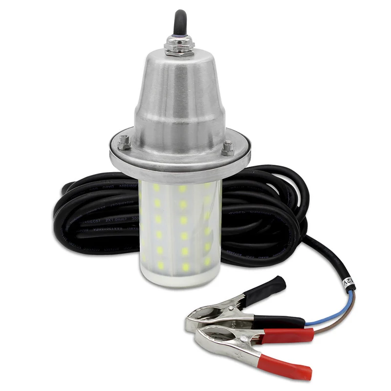 30W Fish Attractor Lamp IP68 Waterproof Underwater Light Sea Night Fishing LED Lure Lighting DC12V
30W Fish Attractor Lamp IP68 Waterproof Underwater Light Sea Night Fishing LED Lure Lighting DC12V