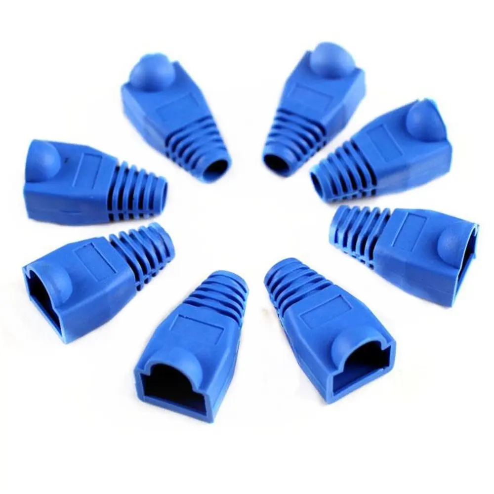 200 шт. пластиковые коннекторы для сетевого кабеля 5 cat5e Cat6 cat7 RJ45 |