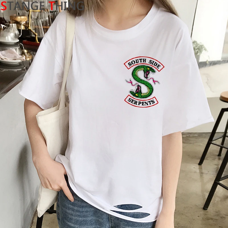 Newest Riverdale T Shirt for Women Fashion SouthSide Serpents Jughead T-shirt Harajuku Streetwear Tshirt Ullzang Top Tees Female
Newest Riverdale T Shirt for Women Fashion SouthSide Serpents Jughead T-shirt Harajuku Streetwear Tshirt Ullzang Top Tees Female
