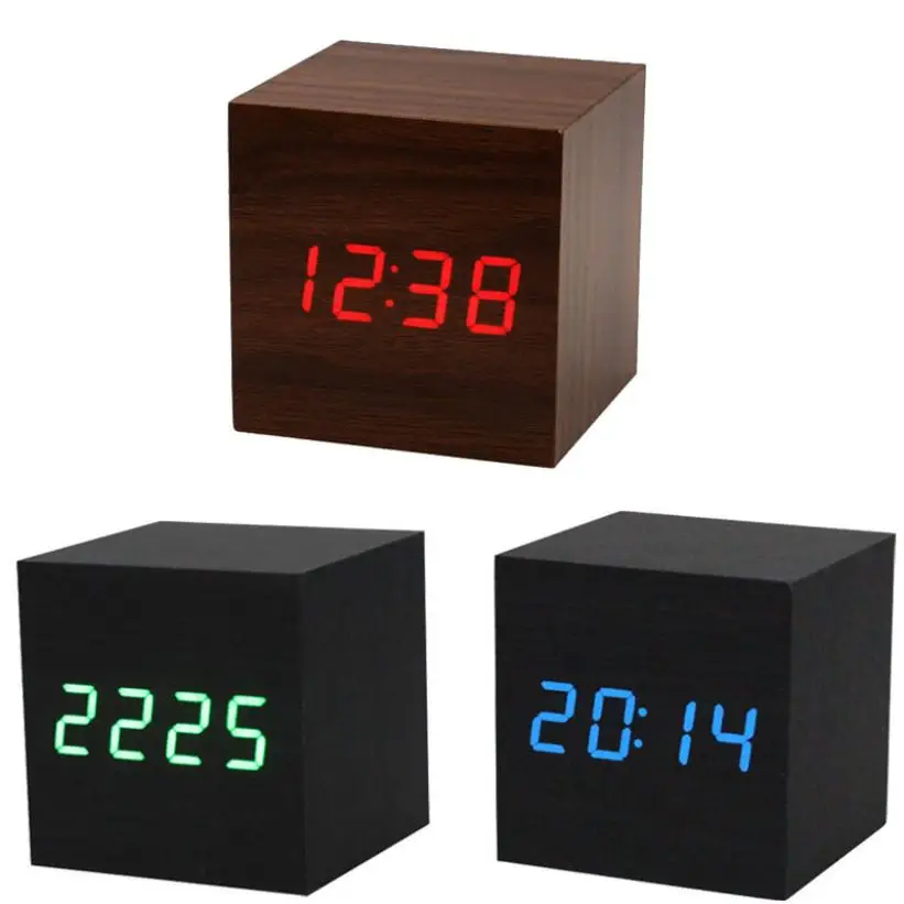 Fashion Mini Cube Style Digital Red LED Wooden Wood Desk Alarm Brown Clock Voice Control m20 30+
Fashion Mini Cube Style Digital Red LED Wooden Wood Desk Alarm Brown Clock Voice Control m20 30+