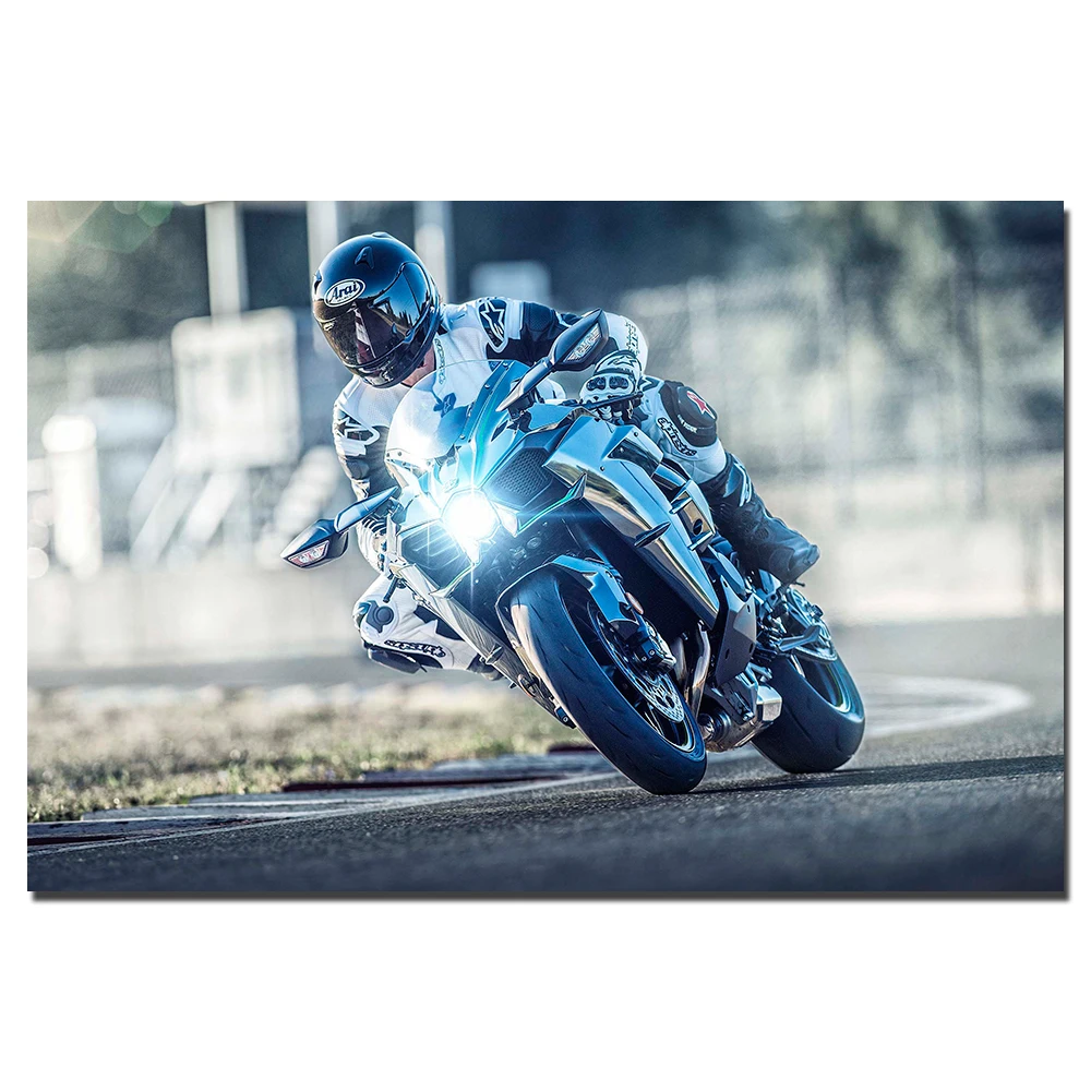 DIY Frame Canvas Painting Kawasaki Ninja H2 Motorbike Poster Wall Art Pictures Print For Living Room Home Decor B58
DIY Frame Canvas Painting Kawasaki Ninja H2 Motorbike Poster Wall Art Pictures Print For Living Room Home Decor B58