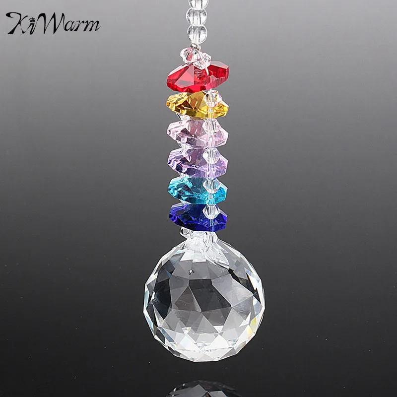 KiWarm Romantic Rainbow Suncatcher Crystal Ball Chandelier Lamp Prisms Pendants Drop DIY Window Curtain Room Hanging Decor Parts
KiWarm Romantic Rainbow Suncatcher Crystal Ball Chandelier Lamp Prisms Pendants Drop DIY Window Curtain Room Hanging Decor Parts