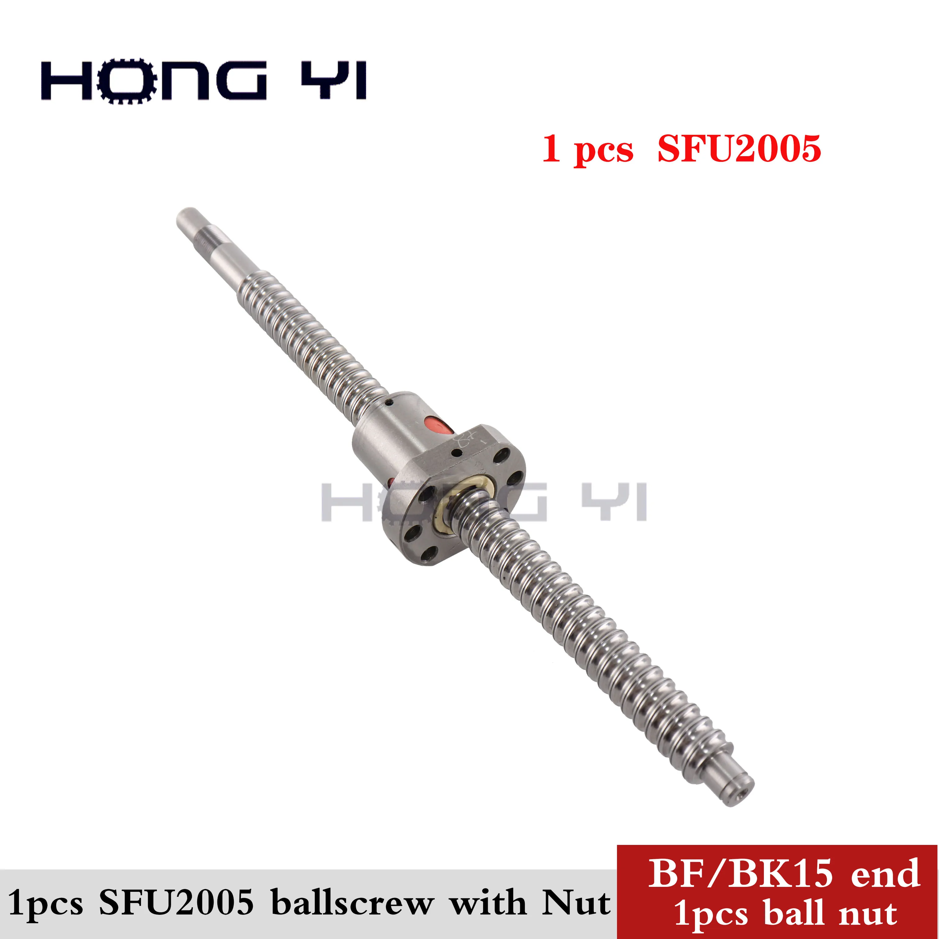 Free shipping ballscrew C7 with 2005 SFU2005 rolled flange single ball nut end machined for BK/BF15 end machined CNC part
Free shipping ballscrew C7 with 2005 SFU2005 rolled flange single ball nut end machined for BK/BF15 end machined CNC part