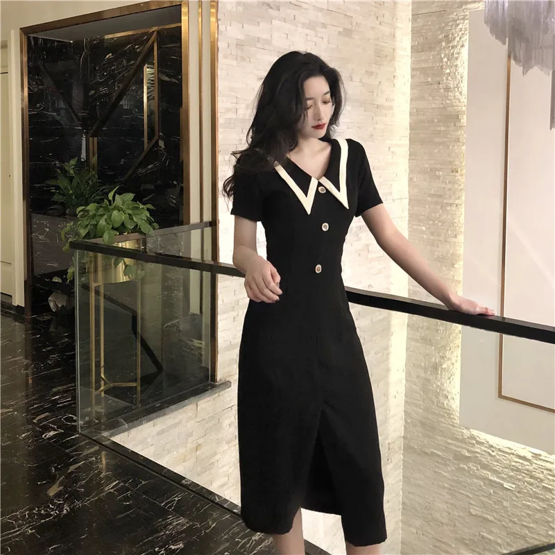 New Women Summer 2019 Bow tiesplice elegant dress Spring Sexy Slim fit Bottoming Wear outside banquet Sundresses
New Women Summer 2019 Bow tiesplice elegant dress Spring Sexy Slim fit Bottoming Wear outside banquet Sundresses