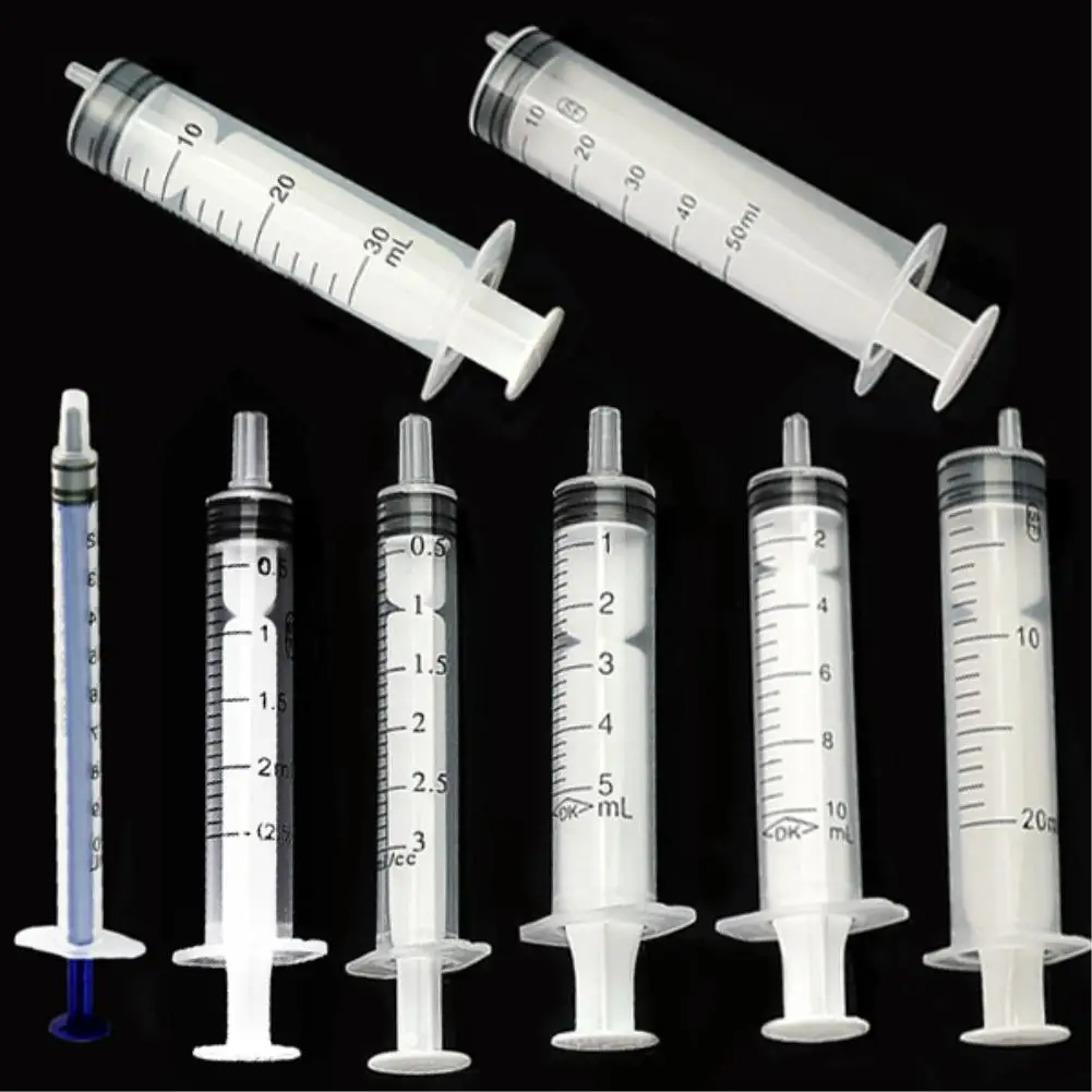 48x 8 Sizes For 1ml 2.5ml 3ml 5ml 10ml 20ml 30ml 50ml Disposable Plastic Syringe Injector For Measuring Nutrient Pet Feeder
48x 8 Sizes For 1ml 2.5ml 3ml 5ml 10ml 20ml 30ml 50ml Disposable Plastic Syringe Injector For Measuring Nutrient Pet Feeder