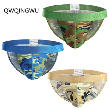 3PCS Sexy Underwear Men Briefs High Fork Camouflage Shorts Cueca Panties Man Pouch Seamless Underpants hombre Briefs Sleepwear
3PCS Sexy Underwear Men Briefs High Fork Camouflage Shorts Cueca Panties Man Pouch Seamless Underpants hombre Briefs Sleepwear