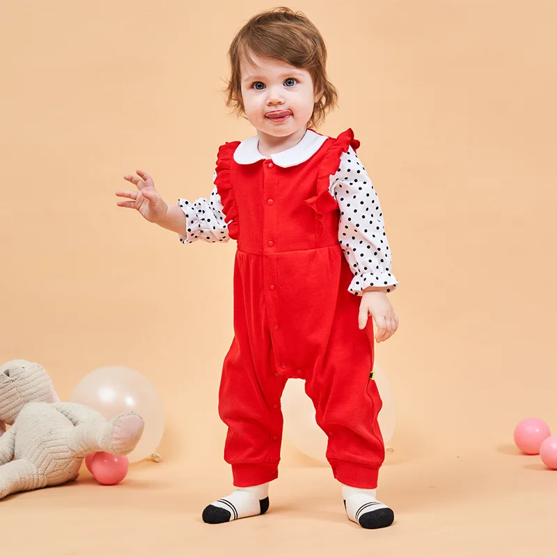 2019 Spring and Autumn Red Newborn Fall Unisex Toddler Baby Girl and Boy Clothes Long Sleeve Rompers Infant One Pieces Clothing
2019 Spring and Autumn Red Newborn Fall Unisex Toddler Baby Girl and Boy Clothes Long Sleeve Rompers Infant One Pieces Clothing