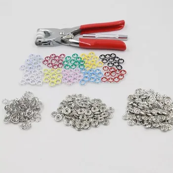 100 Sets 9.5mm 10 Colors Metal Prong Ring Buttons Press Studs Sewing Craft Fastener Snap Pliers Craft Tool Buttons For Clothes
100 Sets 9.5mm 10 Colors Metal Prong Ring Buttons Press Studs Sewing Craft Fastener Snap Pliers Craft Tool Buttons For Clothes