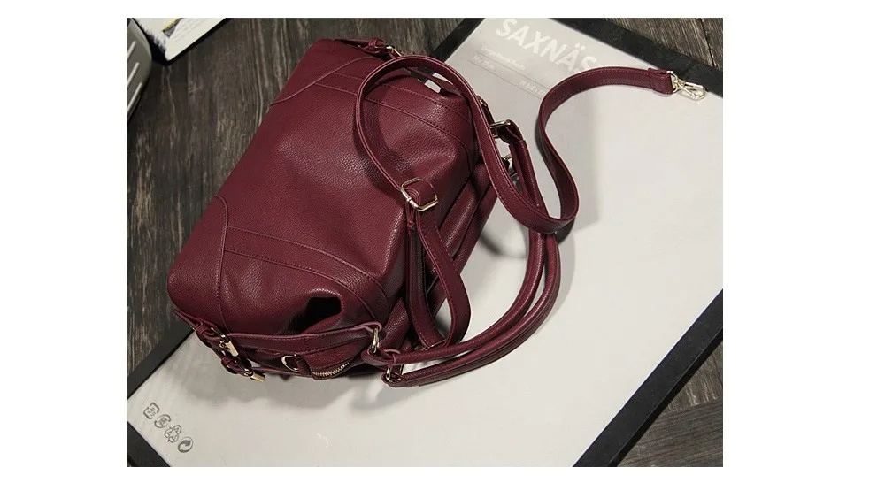 Soft Leather Handbags Large Capacity Women Bag Zipper Ladies Shoulder Bag Hobos Bags New Arrivals Herald Fashion (5)