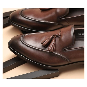 COSIDRAM High Quality Spring Autumn Customization Dress Business Shoes For Men British Style Leisure Leather Shoes RMC-025 
COSIDRAM High Quality Spring Autumn Customization Dress Business Shoes For Men British Style Leisure Leather Shoes RMC-025