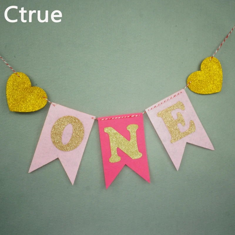 1set-blue-pink-ONE-Banner-flags-party-garland-boy-baby-shower-bunting-girl-First-Birthday-party-3