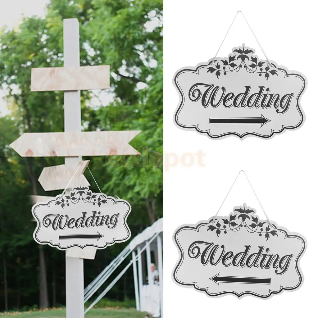 Wooden Printed Arrow Wedding Direction Sign with Ribbon Outdoor Garland Yard Decor Right or Left
Wooden Printed Arrow Wedding Direction Sign with Ribbon Outdoor Garland Yard Decor Right or Left
