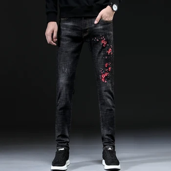 Black Men Jeans High Quality Embroidered Jeans Men Asian Size 28 -38
Black Men Jeans High Quality Embroidered Jeans Men Asian Size 28 -38