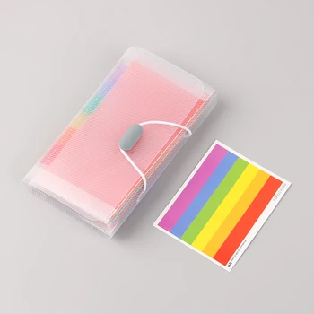 A6 Plastic 13 Pockets Cute Rainbow Color Expanding File Folder Office Organizer Document Holder Bag File Case 
A6 Plastic 13 Pockets Cute Rainbow Color Expanding File Folder Office Organizer Document Holder Bag File Case
