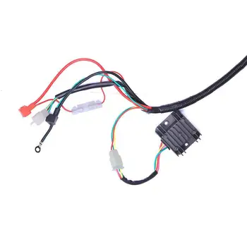 Adeeing Electric Wiring Harness Wire Loom CDI Stator Assembly for ATV QUAD 125CC-250CC ATV Beach Car Spark plug Relay
Adeeing Electric Wiring Harness Wire Loom CDI Stator Assembly for ATV QUAD 125CC-250CC ATV Beach Car Spark plug Relay