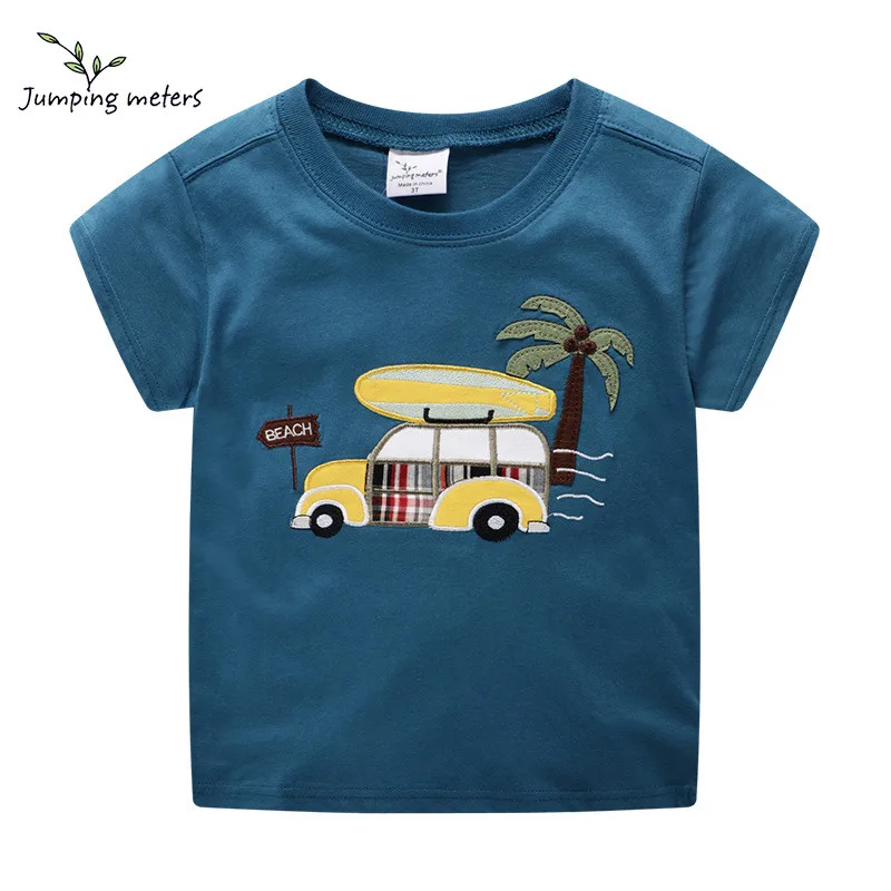 JUMPING METERS New Children's Summer Clothing Baby T-shirt Baby Short-sleeved Embroidered T-shirt Boy Casual Sports T-shirt 2-6T
JUMPING METERS New Children's Summer Clothing Baby T-shirt Baby Short-sleeved Embroidered T-shirt Boy Casual Sports T-shirt 2-6T