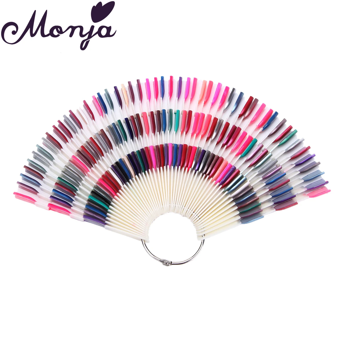 Monja 150pcs Fan Shaped Nail Art False Tips Polish Gel Color Practice Display Showing Card Sticks
Monja 150pcs Fan Shaped Nail Art False Tips Polish Gel Color Practice Display Showing Card Sticks