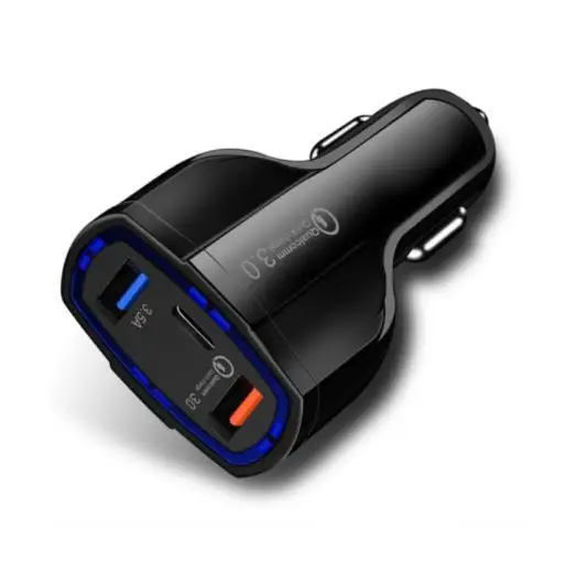 QC3.0 fast charge car charger 2USB with type-c interface dual USB car phone charger
QC3.0 fast charge car charger 2USB with type-c interface dual USB car phone charger
