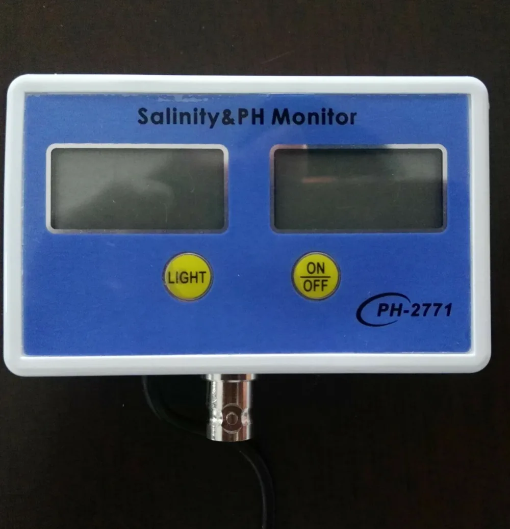 Wattson pH/Salinity monitor controller Tester Meter with Probe/Salty Tester with Probe and Buffer
Wattson pH/Salinity monitor controller Tester Meter with Probe/Salty Tester with Probe and Buffer