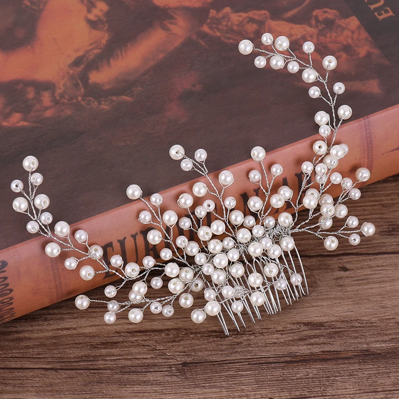 Silver Pearl Hair Jewelry (5)