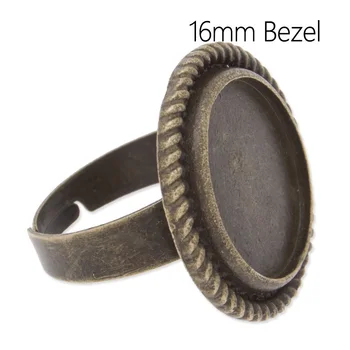 16 mm Round pad bronze plated ring blanks tray adjustable ring base jewelry findings, 20 pcs/lot-C3729
16 mm Round pad bronze plated ring blanks tray adjustable ring base jewelry findings, 20 pcs/lot-C3729