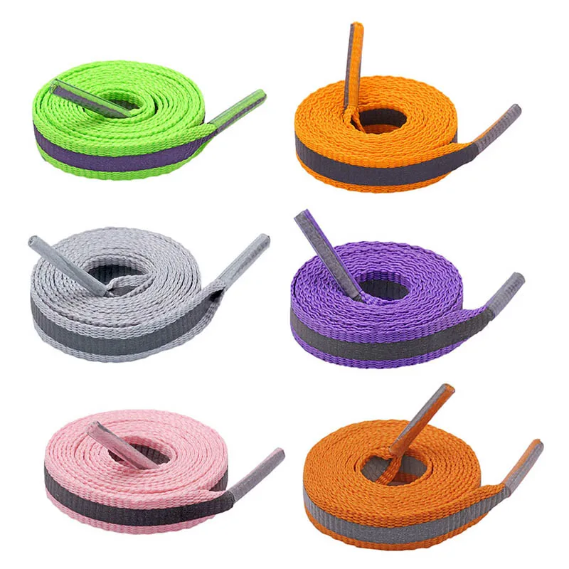 1Pair Conspicuous Double Side Reflective Runner Safety Luminous Glowing Shoelaces Unisex For Sport Basketball Canvas Shoes
1Pair Conspicuous Double Side Reflective Runner Safety Luminous Glowing Shoelaces Unisex For Sport Basketball Canvas Shoes