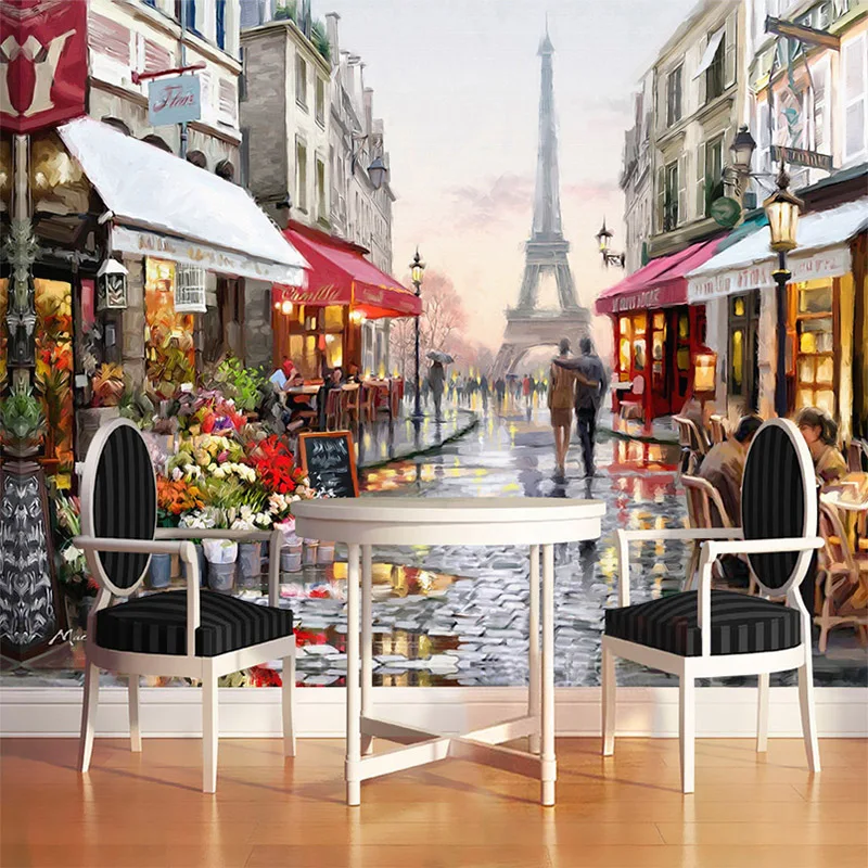 Custom Mural Wallpaper European Style Street Oil Painting Wall Cloth Restaurant Cafe Living Room Backdrop Wall Covering 3D Decor
Custom Mural Wallpaper European Style Street Oil Painting Wall Cloth Restaurant Cafe Living Room Backdrop Wall Covering 3D Decor