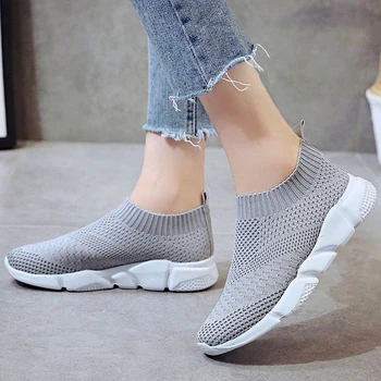 Women Shoes Plus Size Flyknit Sneakers Women Soft Light Gym Shoes Slip On Women Vulcanize Shoes Casual Sock Shoes White Sneakers
Women Shoes Plus Size Flyknit Sneakers Women Soft Light Gym Shoes Slip On Women Vulcanize Shoes Casual Sock Shoes White Sneakers