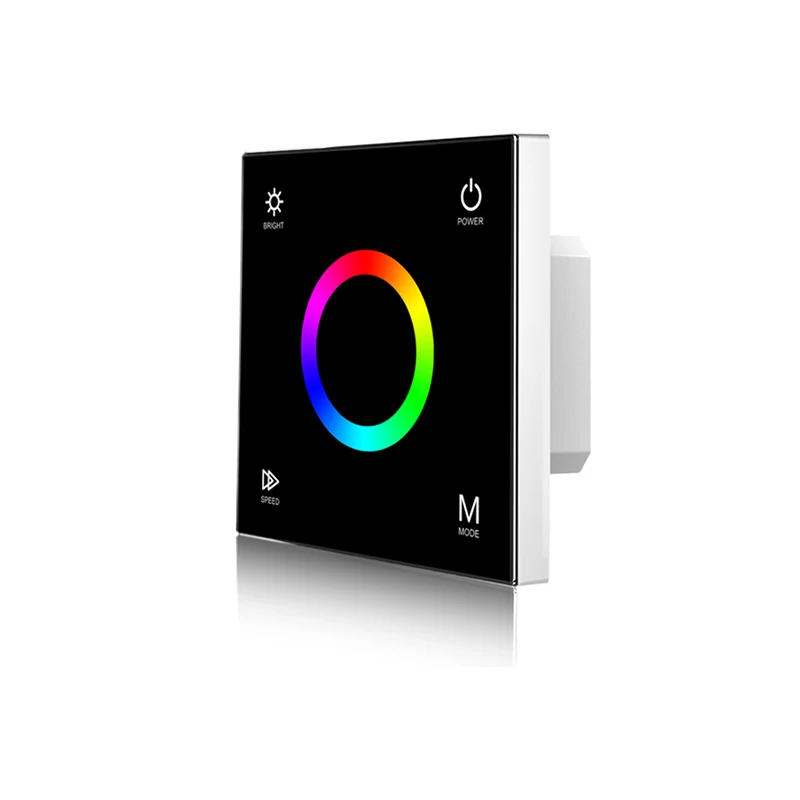 Led RGB Strip Controller Wall Mount Touch Panel Glass Dimmer On Off Switch DC 12V-24V 4A 3 Channel Output RGB Tape Ribbon Dim
Led RGB Strip Controller Wall Mount Touch Panel Glass Dimmer On Off Switch DC 12V-24V 4A 3 Channel Output RGB Tape Ribbon Dim