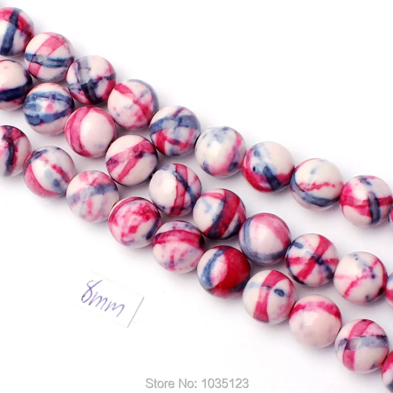 8mm Round Shape Mixed Color Stone DIY Loose Beads Strand 15" DIY Creative Jewellery Making w3341
8mm Round Shape Mixed Color Stone DIY Loose Beads Strand 15" DIY Creative Jewellery Making w3341