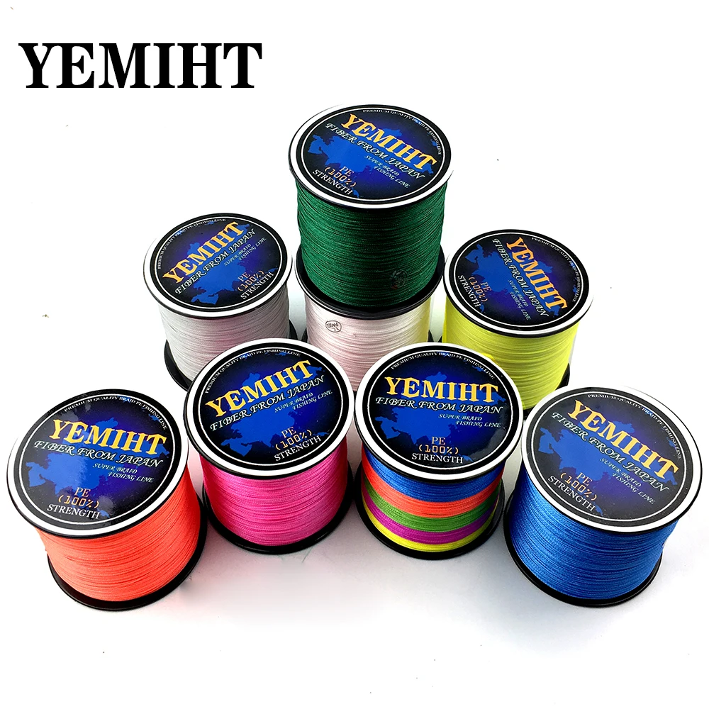 YEMIHT 300M 500M PE Fishing Line 4 Strands Braided Fishing Line 10 12 18 28 35 40 50 60 80 100 120LB Multifilament Fishing Line
YEMIHT 300M 500M PE Fishing Line 4 Strands Braided Fishing Line 10 12 18 28 35 40 50 60 80 100 120LB Multifilament Fishing Line