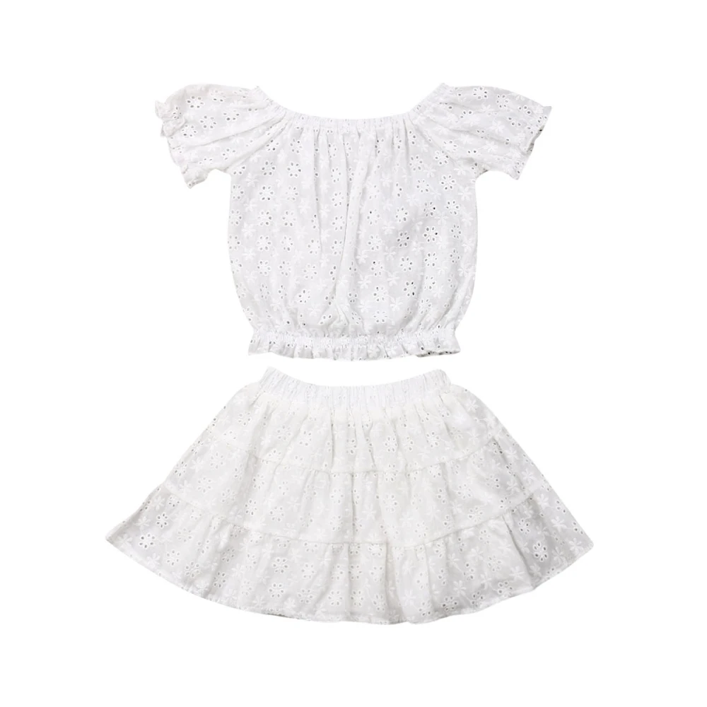 1-6Years Kids Baby Girls Summer Clothes Floral Tops Crop Dress Skirt 2PCS Outfits Set
1-6Years Kids Baby Girls Summer Clothes Floral Tops Crop Dress Skirt 2PCS Outfits Set