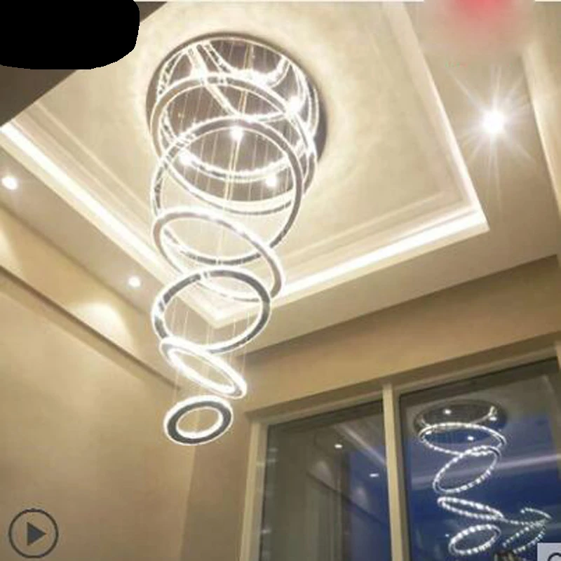 Фото Лампа для гостиной круглый простой современный атмосферный потолочный