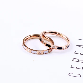YUN RUO 2019 Fashion Shell Zirconia Inlay Tail Rings Rose Gold Color Woman Birthday Gift Party Titanium Steel Jewelry Never Fade
YUN RUO 2019 Fashion Shell Zirconia Inlay Tail Rings Rose Gold Color Woman Birthday Gift Party Titanium Steel Jewelry Never Fade