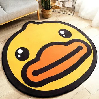 Korean Cartoon Style Fun Yellow Duck Pattern Irregular Carpet Washable Non-Slip Durable Area Rug Living Room Bathroom Kitchen
Korean Cartoon Style Fun Yellow Duck Pattern Irregular Carpet Washable Non-Slip Durable Area Rug Living Room Bathroom Kitchen
