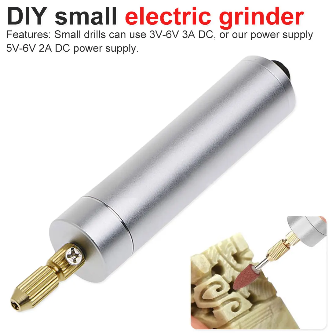 DC 5V DIY Mini Micro Small Electric Aluminum Hand Drill for Motor PCB Plastic Wooden Board
DC 5V DIY Mini Micro Small Electric Aluminum Hand Drill for Motor PCB Plastic Wooden Board